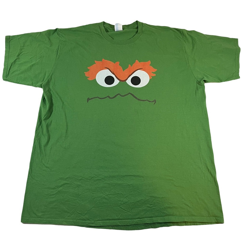 Port and Company Green Oscar the Grouch Men’s T-Shirt Sz 3XL
